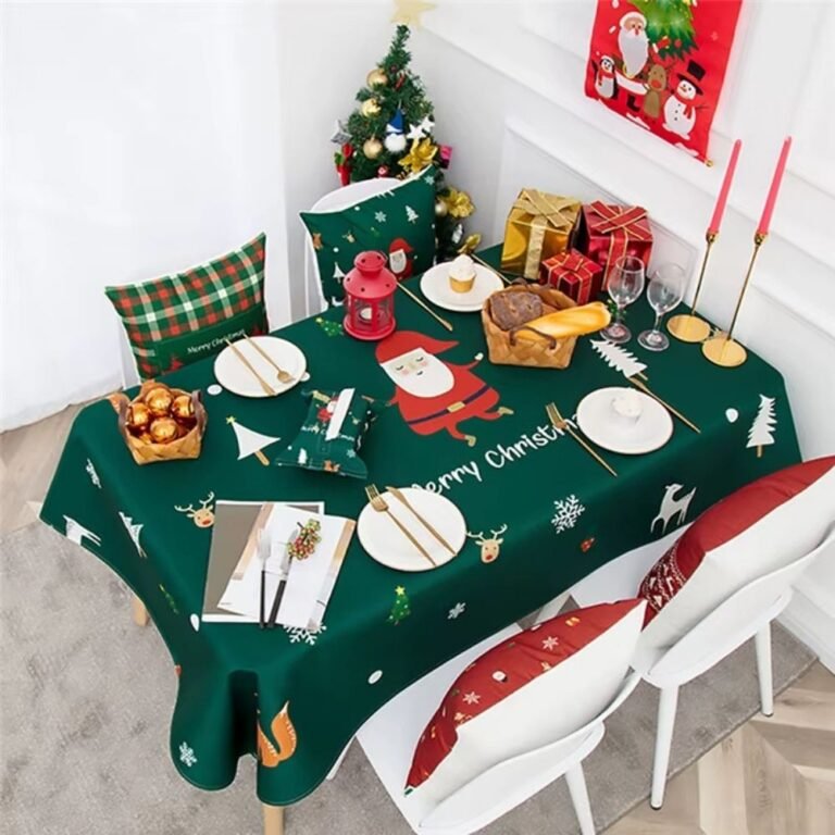 Nappe De Noel Verte 1