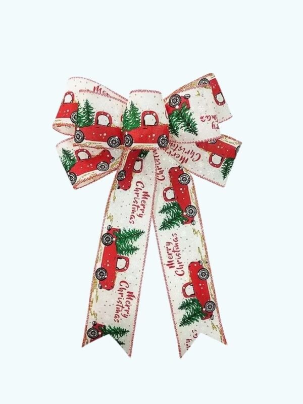 Noeud Blanc Sapin De Noel