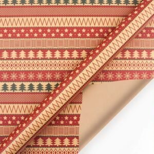 Papier Cadeau De Noel Sapin 1