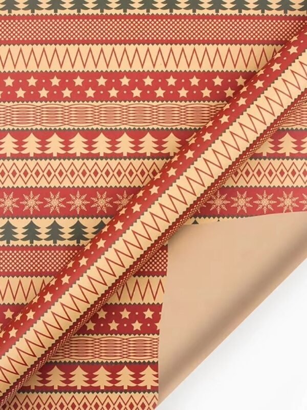 Papier Cadeau De Noel Sapin 1