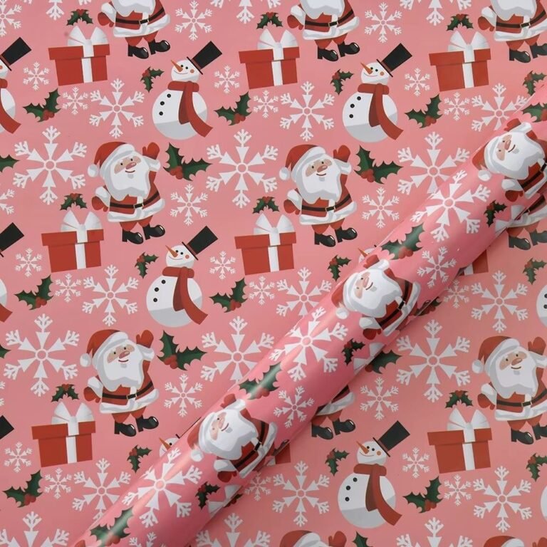 Papier Cadeau Rose 1