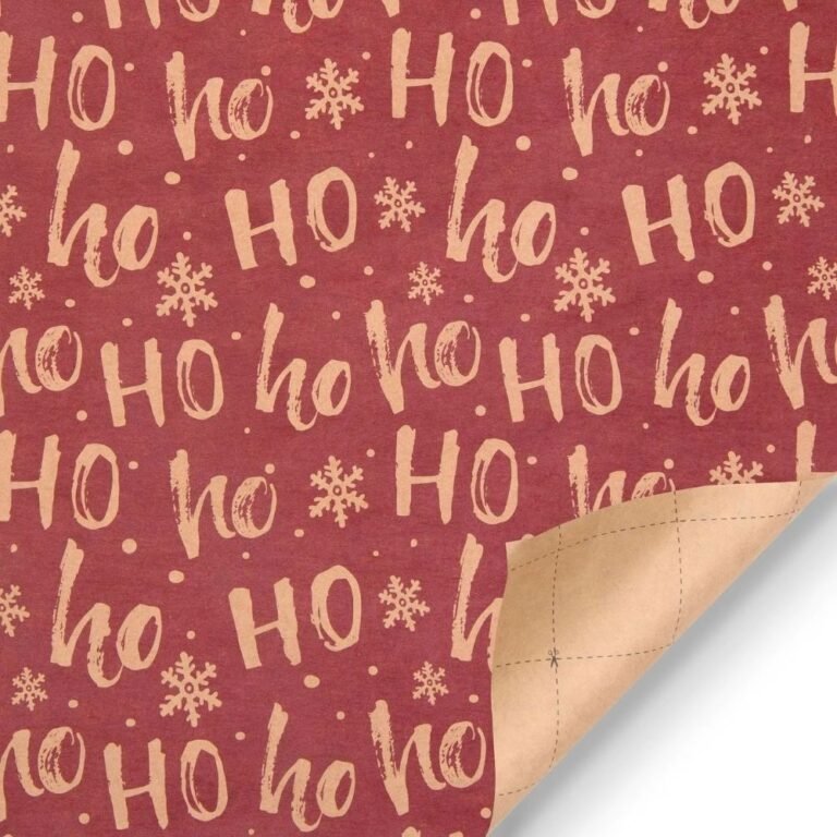 Papier Cadeau Rouge 1
