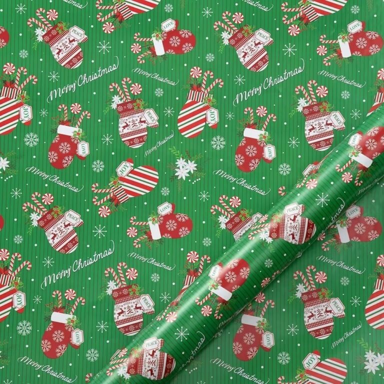 Papier Cadeau Vert 1