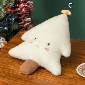 Peluche Sapin Blanc De Noel 1