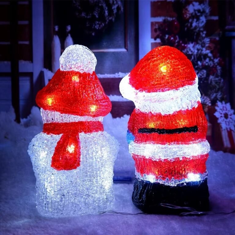Pere Noel En Acrylique 1