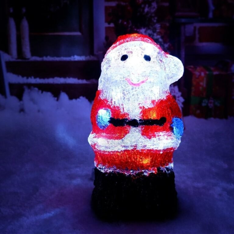 Pere Noel En Acrylique 2