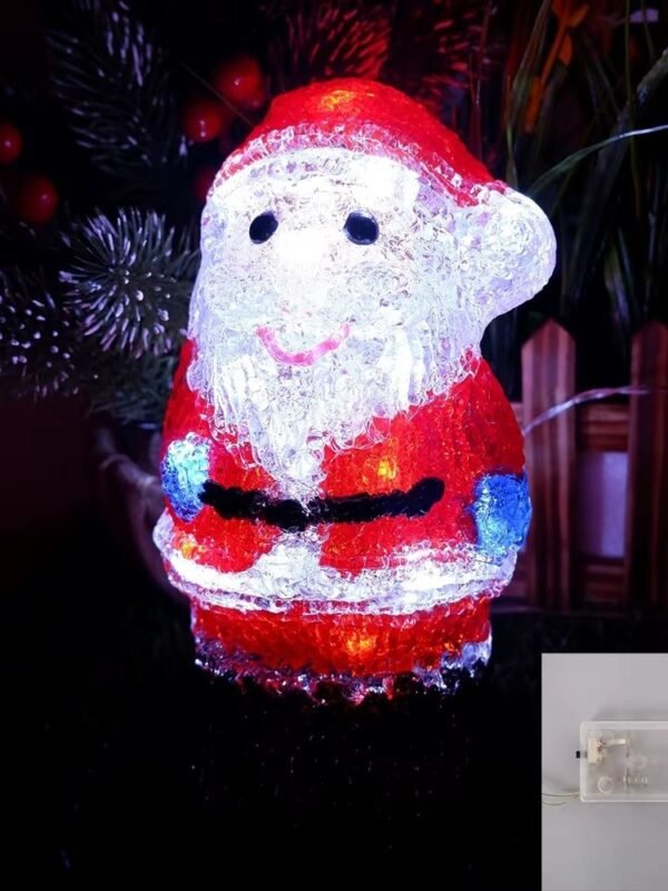 Pere Noel En Acrylique