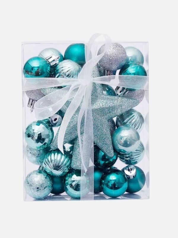 Petit Kit De Decorations De Noel Bleu Turquoise 1