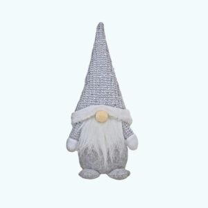 Petit Lutin De Noel Gris Raye 1