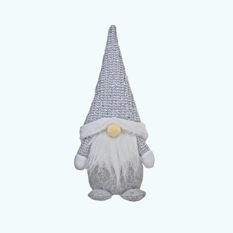 Petit Lutin De Noel Gris Raye 1