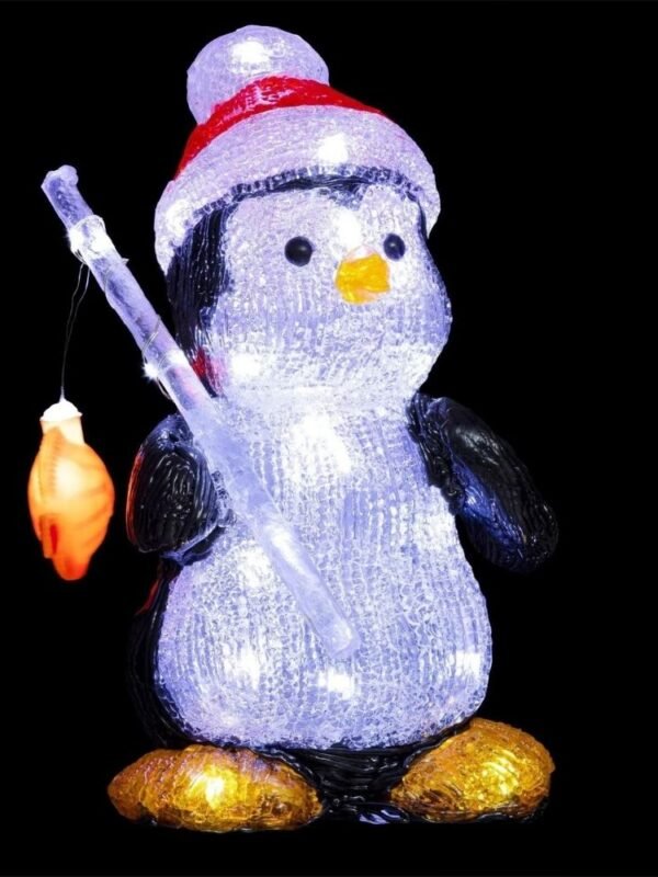 Pingouin Lumineux Acrylique Illumine 1