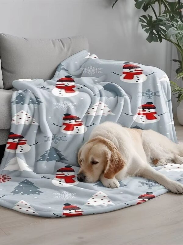 Plaid De Noel Gris