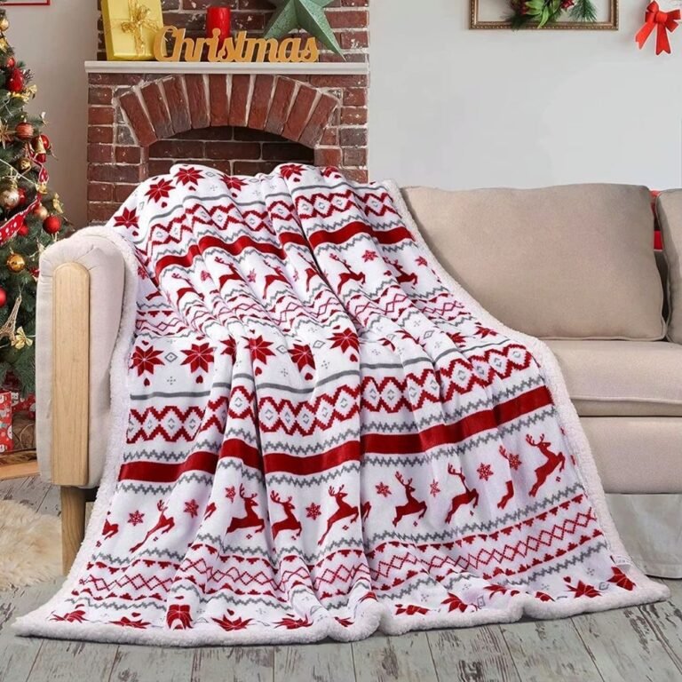 Plaid De Noel Polaire