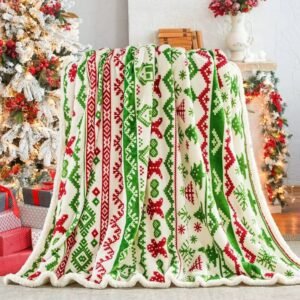 Plaid De Noel Rouge 5