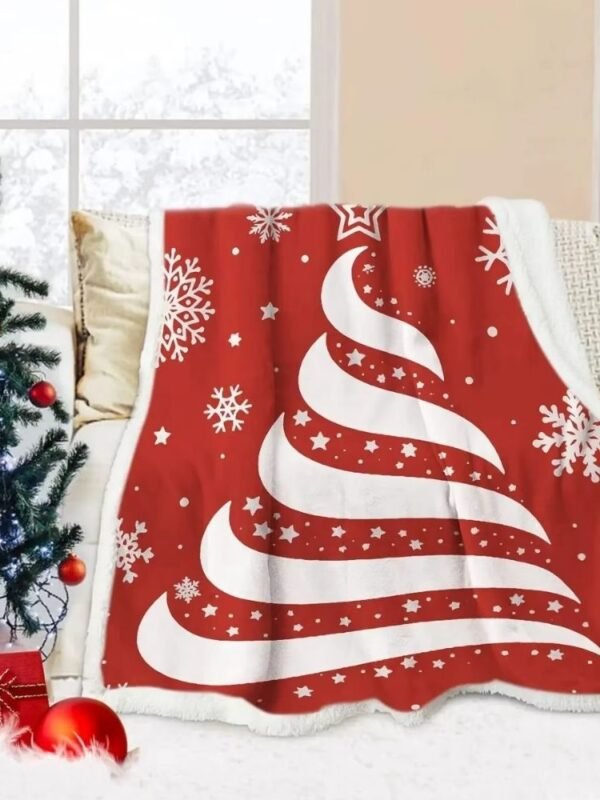 Plaid De Noel Rouge