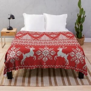 Plaid De Noel Tricot 1