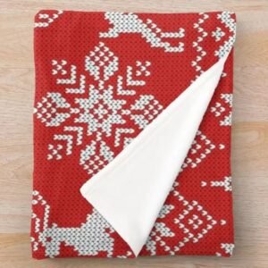 Plaid De Noel Tricot 3