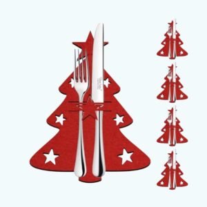Porte Couvert De Noel Sapin Avec Etoile 2