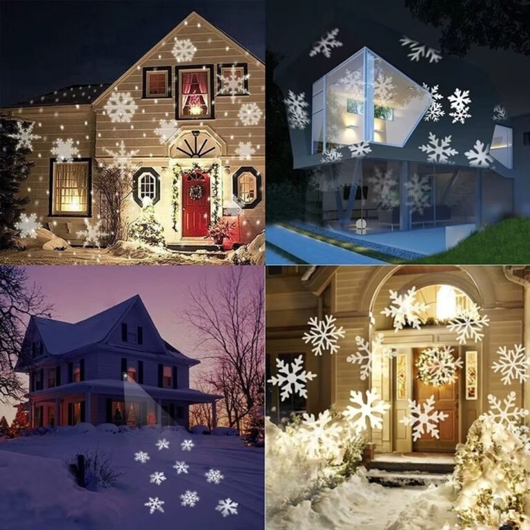 Projecteur Led Neige Noel 1