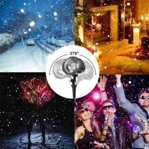Projecteur Noel Chute De Neige