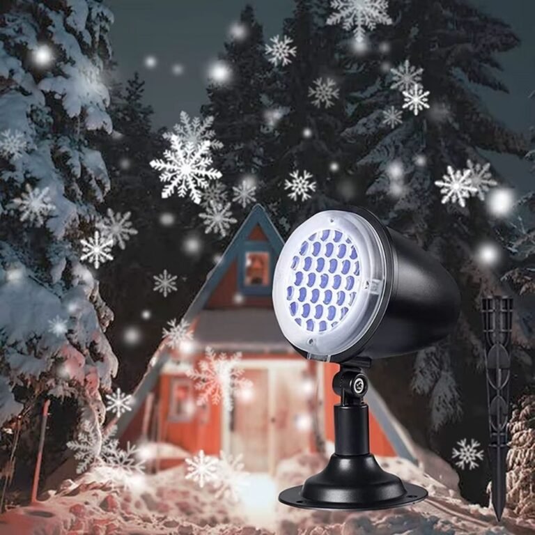 Projecteur Noel Flocons De Neige