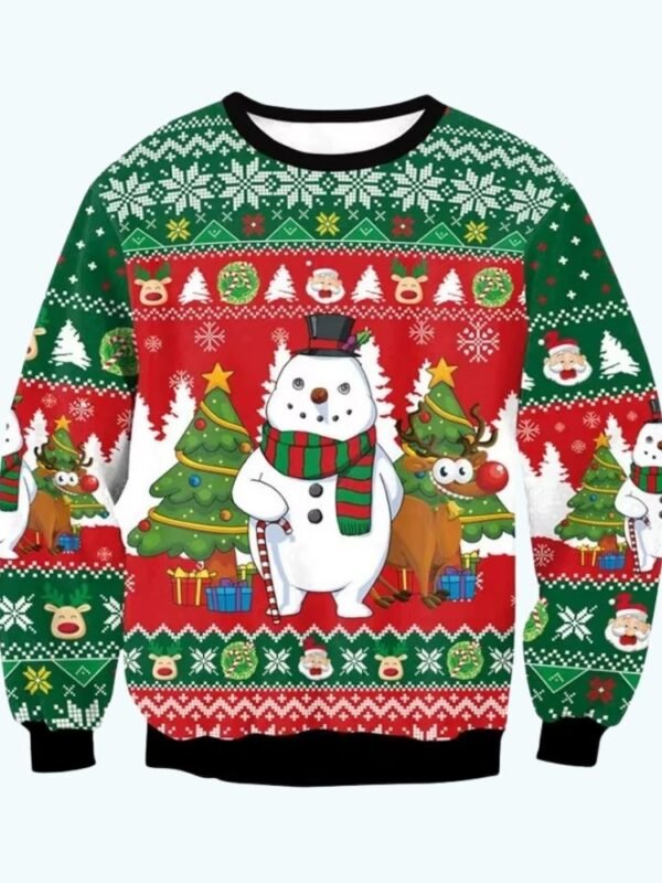 Pull De Noel Bonhomme De Neige Cie 1
