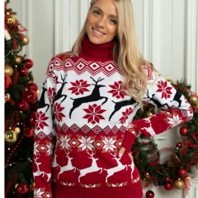 Pull De Noel Couple Assorti 1