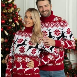 Pull De Noel Couple Assorti