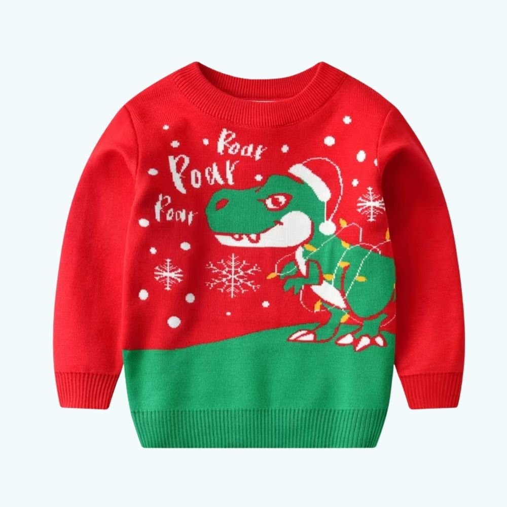 Pull Noel Dinosaure