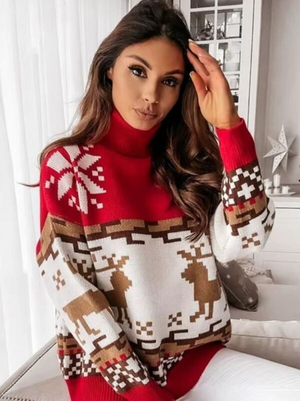 Pull De Noel Femme Chic