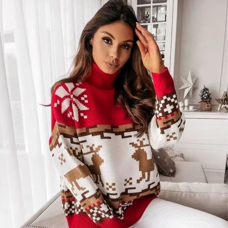 Pull De Noel Femme Chic