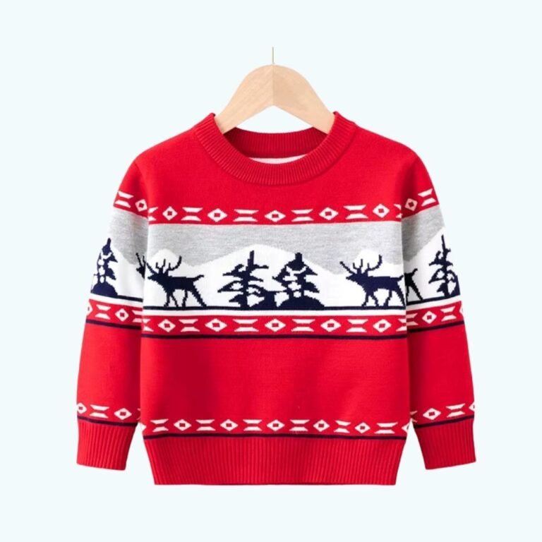Pull De Noel Moche Enfant 1