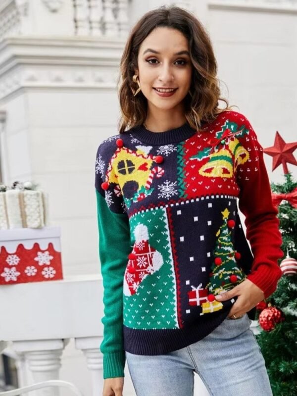 Pull Moche De Noel Femme
