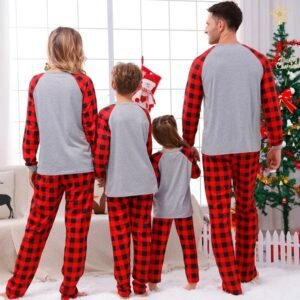 Pyjama Carreaux Famille 2
