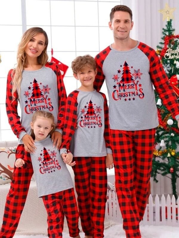 Pyjama Carreaux Famille