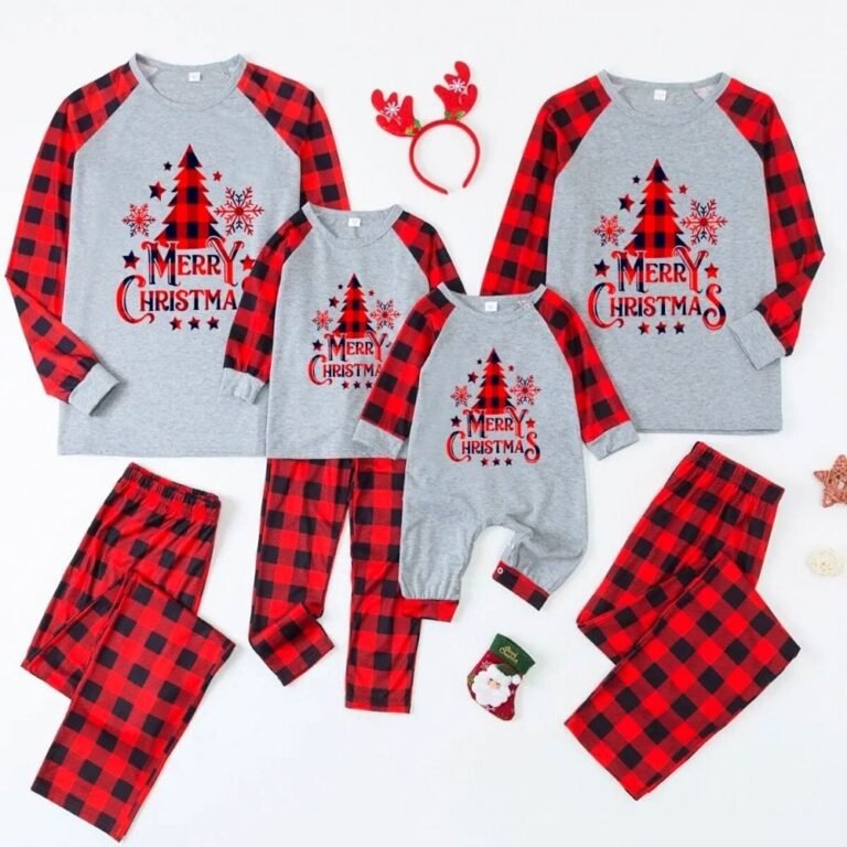 Pyjama Carreaux Famille 8