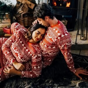 Pyjama De Noel Papa Maman Bebe 2
