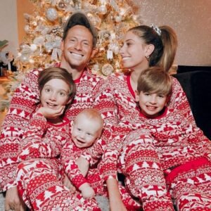 Pyjama De Noel Papa Maman Bebe 3