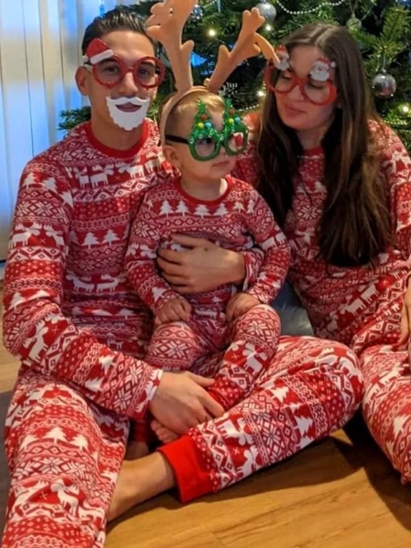 Pyjama De Noel Papa Maman Bebe