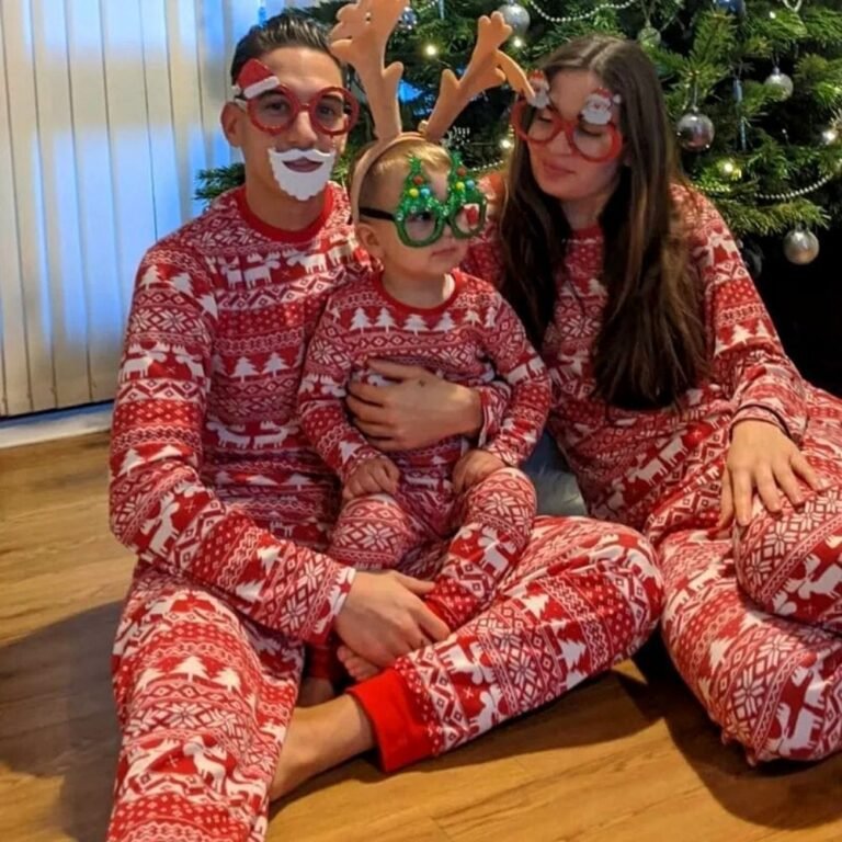 Pyjama De Noel Papa Maman Bebe