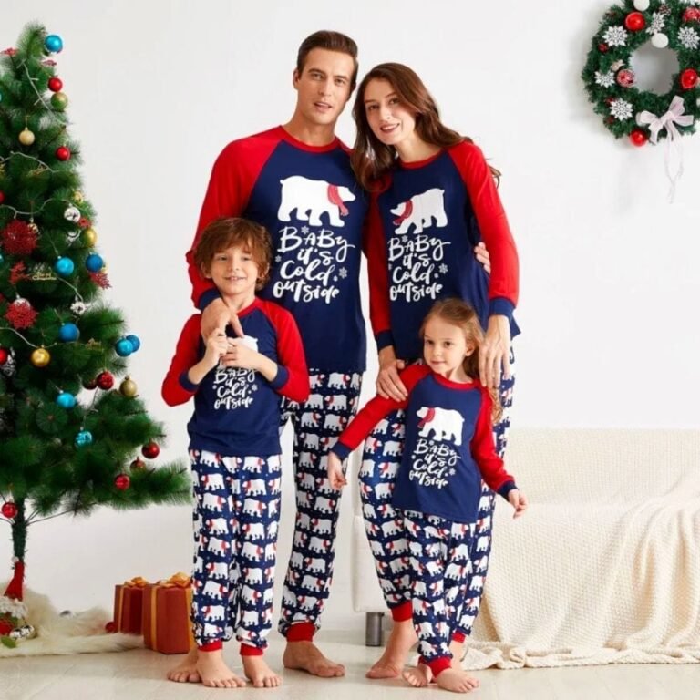 Pyjama Famille Ours Polaire