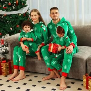 Pyjama Grenouillere Hiver Famille