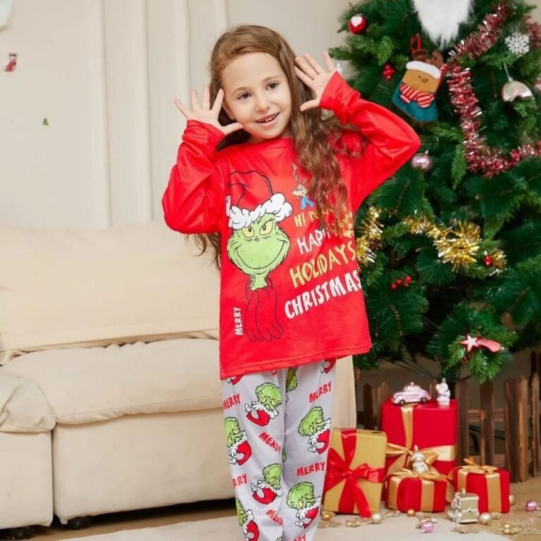 Pyjama Noel Famille Grinch 3
