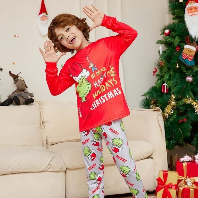 Pyjama Noel Famille Grinch 4
