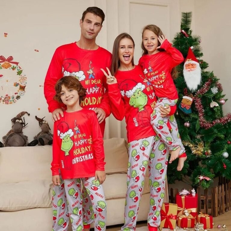 Pyjama Noel Famille Grinch 5