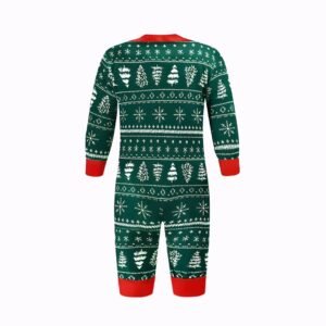 Pyjama Noel Famille Vert 3