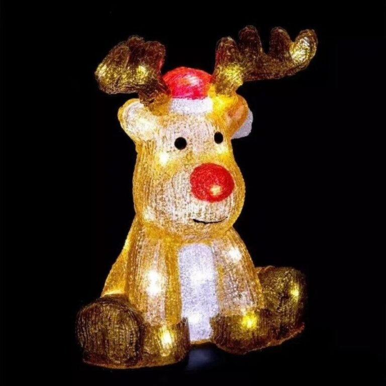 Renne Lumineux De Noel En Acrylique 1
