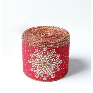 Ruban Blanc Noel 3