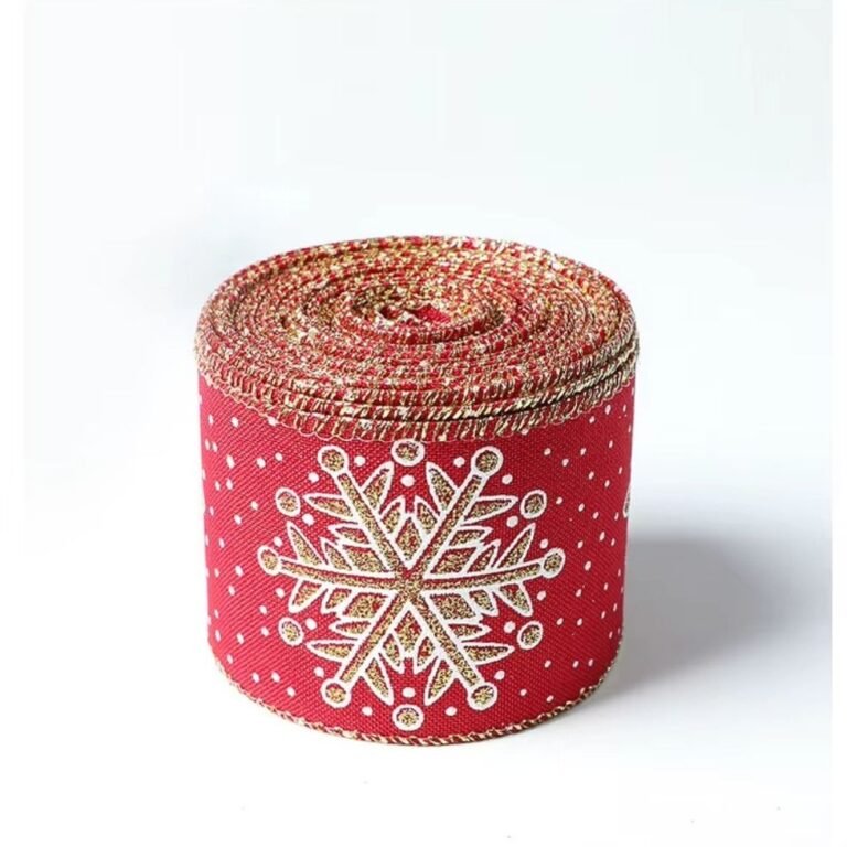 Ruban Blanc Noel 3
