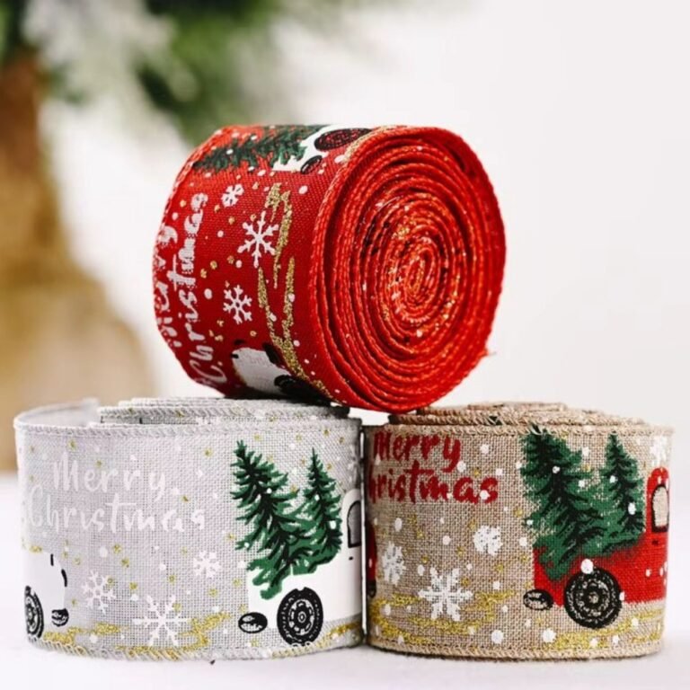 Ruban De Noel Pour Noeuds Et Couronnes 2